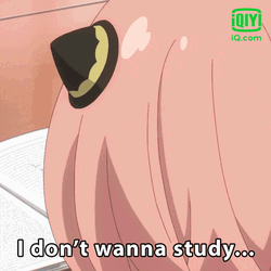 Anya Forger Don't Want To Study GIF