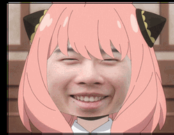 Anya Forger Funny Face Swap GIF