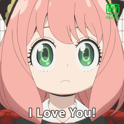Anya Forger Saying I Love You GIF