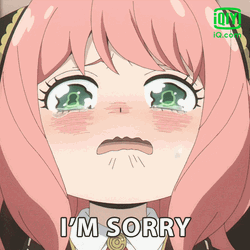 Anya Forger Soulful Eyes Saying Sorry GIF
