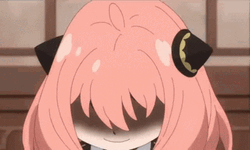 Anya Forger Sweet Smile Spy X Family GIF