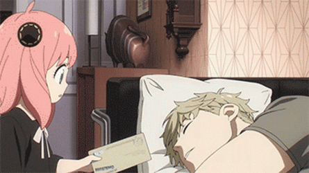 Anya Wants Cuddles From Father Loid Forger GIF