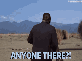 Anyone Here Tumbleweed GIF
