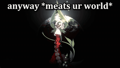 Anyway Meats Ur World Poster GIF