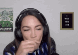 Aoc Alexandria Ocasio Cortez Annoyed Reaction GIF