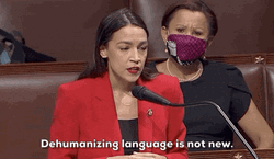 Aoc Alexandria Ocasio Cortez Dehumanizing Language Not New GIF