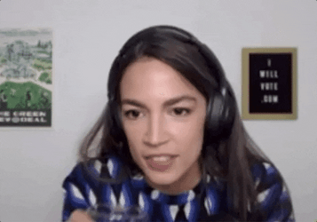 Aoc Alexandria Ocasio Cortez Drinking Water GIF
