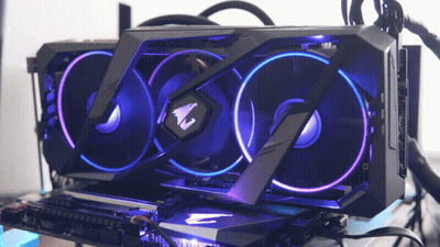 Aorus Graphics Card On Motherboard GIF