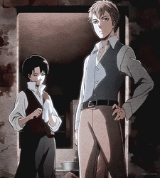 Aot Levi Ackerman Standing GIF