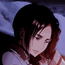 Aot Ymir Touches Head GIF