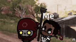 Apex Legend Loba Beating Up Revenant GIF