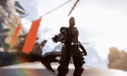 Apex Legends Fuse Bumping Heads GIF