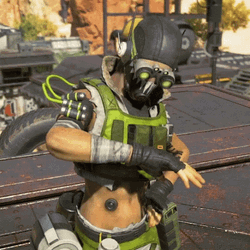 Apex Legends Octane Head Shake Nope GIF