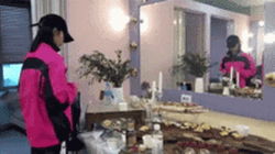 Apink Member Stealing Food GIF