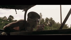 Apocalypse Now Scene Man Reporting In Radio GIF