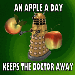 Apple A Day Keeps Doctor Away GIF