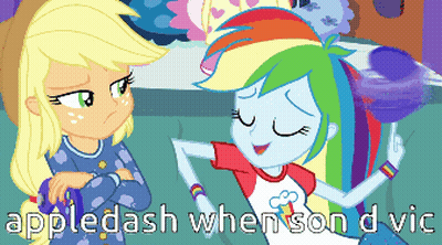 Apple Dash And Rainbow Dash GIF
