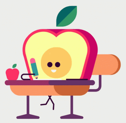 Apple Learning To Write GIF