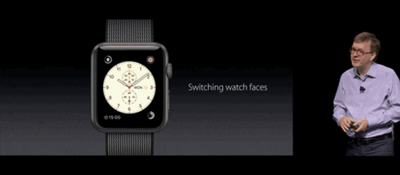Apple Watch Showing Different Images GIF