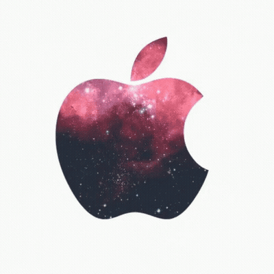 Apple With Galaxy GIF