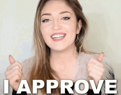 Approve Chelsea Mason Thumbs Up GIF
