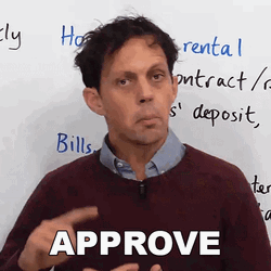 Approve Professor Discussing  GIF