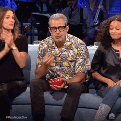 Approved Jeff Goldblum Eating Popcorn GIF