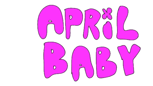 April Baby Logo Sticker