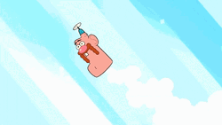April Fools Day Clouds Cartoon GIF