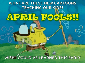 April Fools Wish I Could've Learn GIF