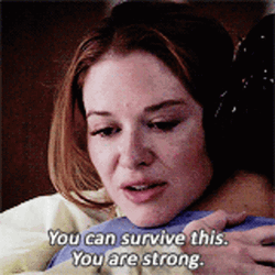 April Kepner Stay Strong  GIF