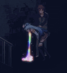 Aqua Vomit Glowing Dark GIF