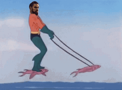 Aquaman Animated Cartoon Jason Momoa Edit GIF
