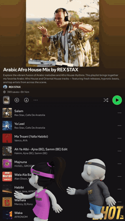 Arabic Afro House Mix By Rex Stax On Screen GIF