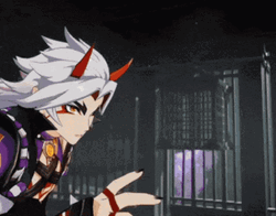 Arataki Itto Releasing Powerful Flame GIF