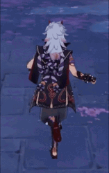Arataki Itto Running Genshin Impact GIF