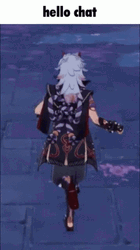 Arataki Itto Trotting Hello Chat GIF