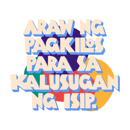 Araw Ng Pagkilos Para Sa Kaluwagan Ng Isip Sticker
