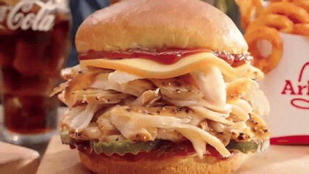 Arby's Burger Ad GIF