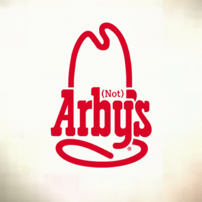 Arby's Logo Saying Not GIF
