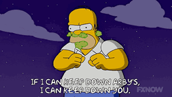 Arbys Angry Homer Simpson  GIF