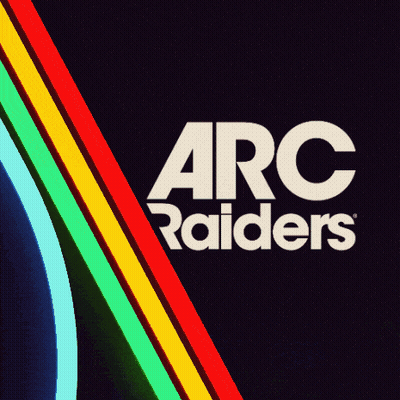 Arc Raiders Logo Rainbow Background GIF