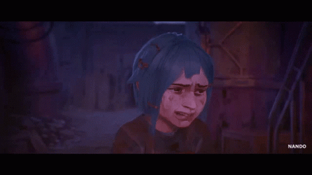 Arcane Jinx Crying For What Happened GIF