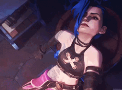 Arcane Jinx Finger Gun League Of Legends GIF
