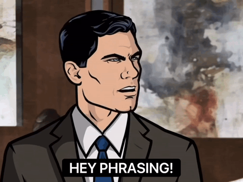 Archer From Archer Says Hey Phrasing In A Cartoon GIF