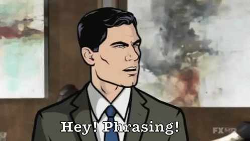 Archer From Archer Says Hey Phrasing In A Cartoon GIF