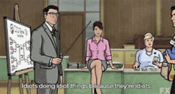 Archer Im Surrounded By Idiots GIF