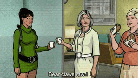 Archer Light Conversation Beer Claws Rawr GIF