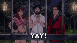 Archer Man Clapping Yay GIF