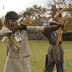 Archery Class Classic Lady Target Practice GIF